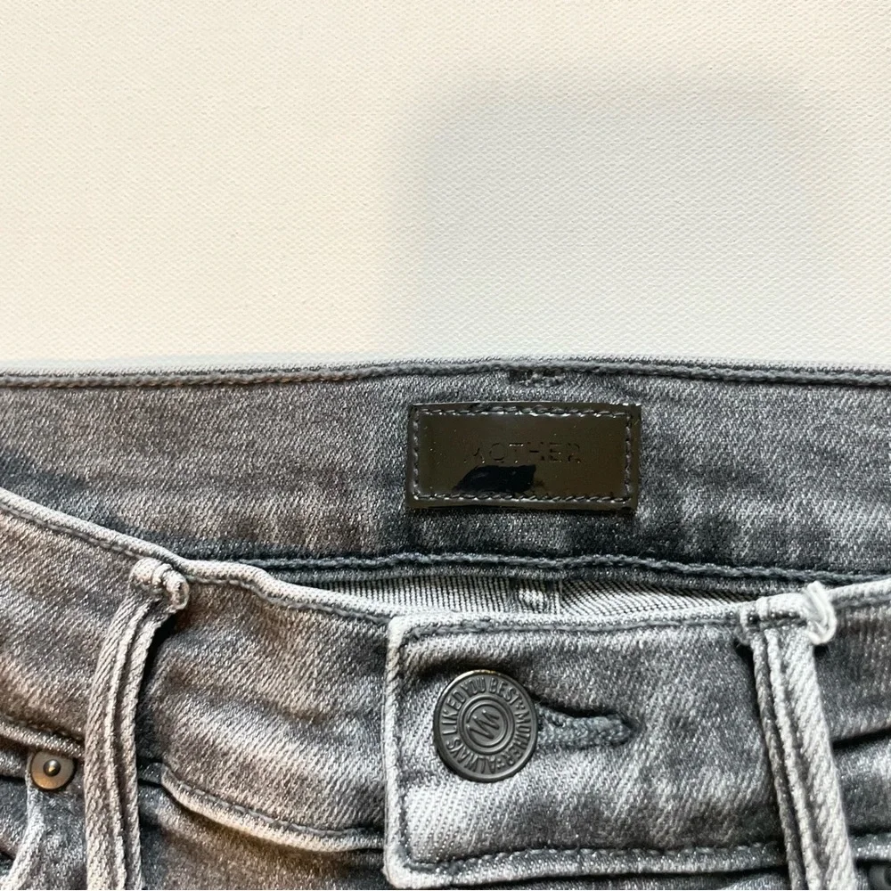 MOTHER Mid Rise Dazzler Ankle Jeans in The Night is Watching Size 27 - Picture 8 of 9